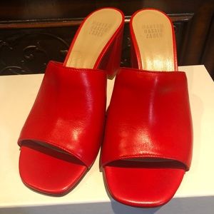 Cherry Red Maryam Nassir Zadeh Heels 37 🍒